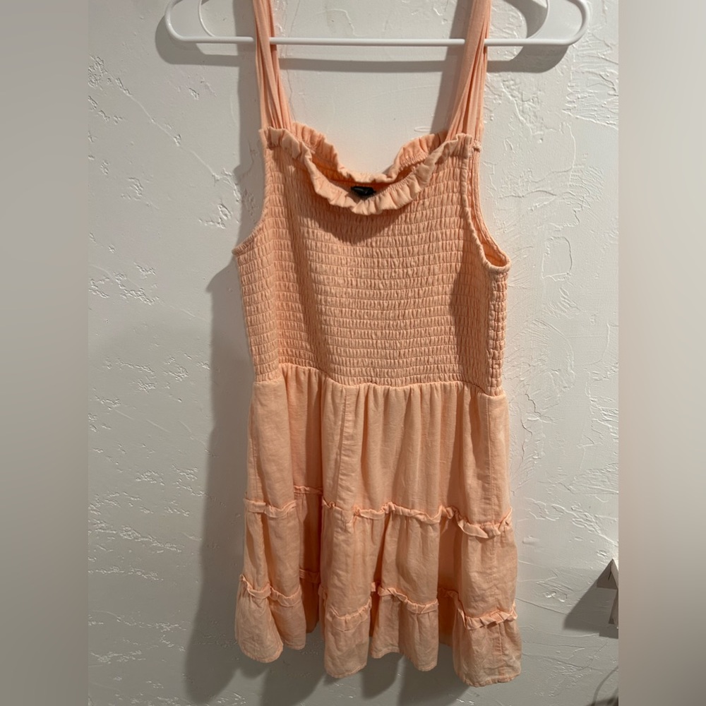 Cute light orange sun dress